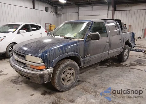 2001 Chevrolet S-10 Ls z USA, uszkodzony, nr VIN 1GCDT13W71K224015